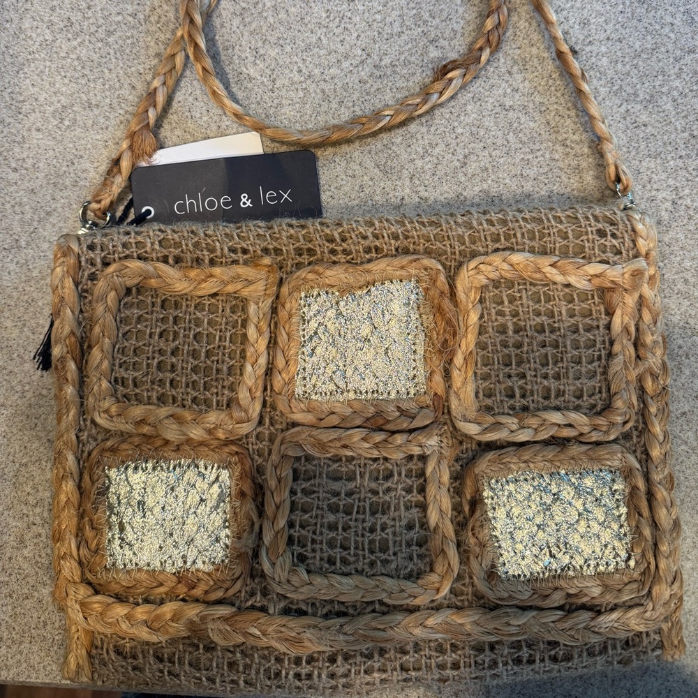 Chloe & Lex Jute bag